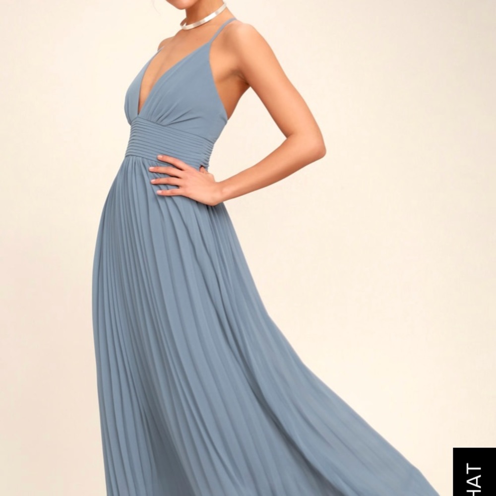 Light blue maxi dress - Picture 4 of 4